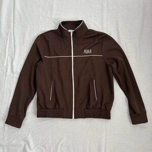 Sporty & Rich Brown Track Jacket
